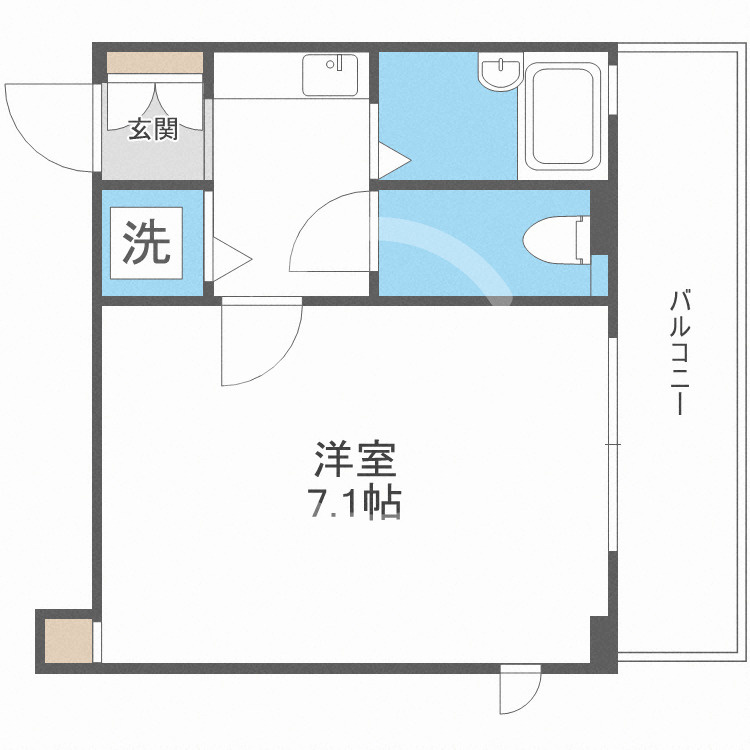 エバースクエア同心の間取り|エバースクエア同心　開放感ある間取り
