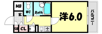 【間取り】 | パルシオ三宮フラワーロード