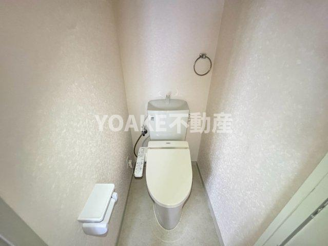 大和市上草柳２丁目の賃貸マンションのトイレ