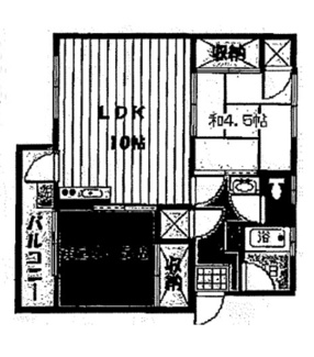【間取り】 | 鶴見ハイツＨ | 間取りです。