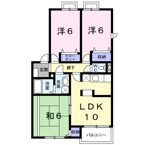 【間取り】 | ヴィラアンソレイエ
