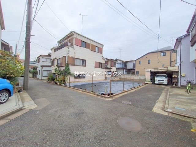 練馬区大泉町1丁目　提案型売地　限定1区画の前面道路含む現地写真