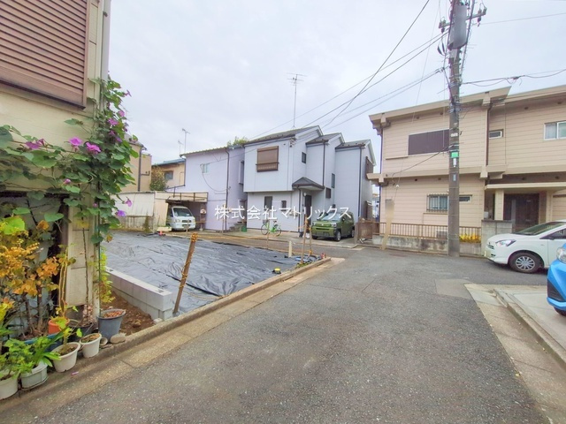 練馬区大泉町1丁目　提案型売地　限定1区画の前面道路含む現地写真