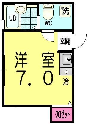 エフォート西池袋の間取り|間取りです。