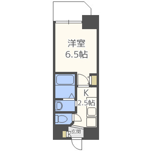 【間取り】 | グランパシフィック難波南Ⅱ