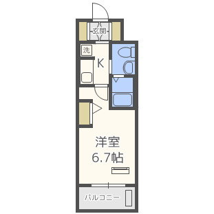 【間取り】 | エステムコート阿波座プレミアム