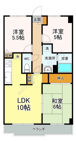 エスポワール淵野辺の間取り