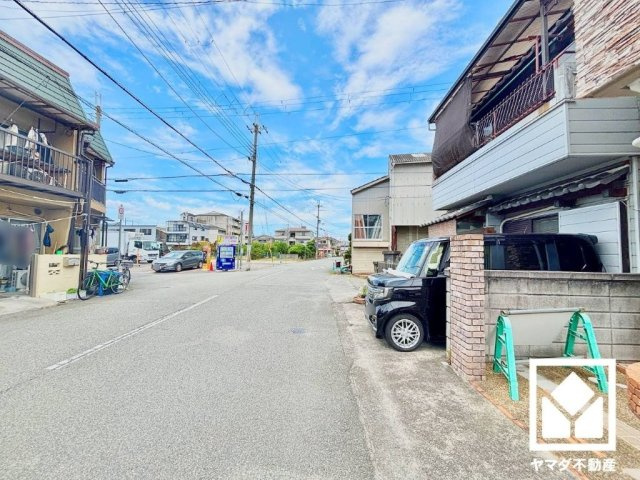 尼崎市南武庫之荘９丁目の前面道路含む現地写真