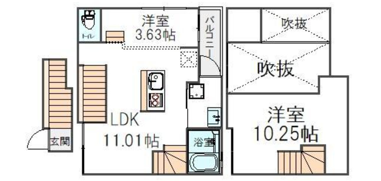 グランドール北千住Ⅰの間取り