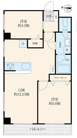 浅草ロイヤルマンションの間取り