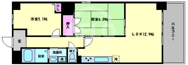 ナルトハイム　三軒家東小学校区の間取り|ナルトハイム　間取り