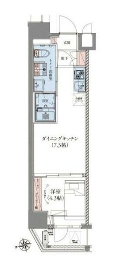 CREATIF蔵前の間取り