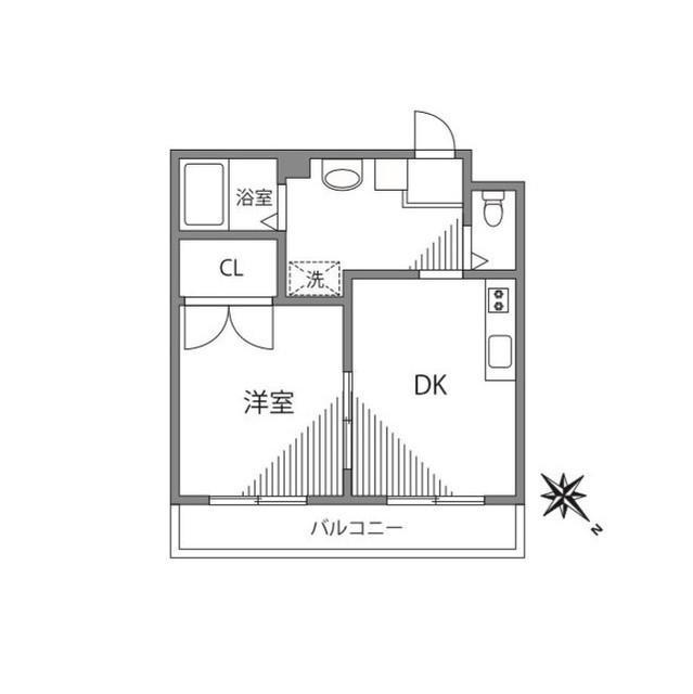 ポントワーズ代田の間取り|間取り図