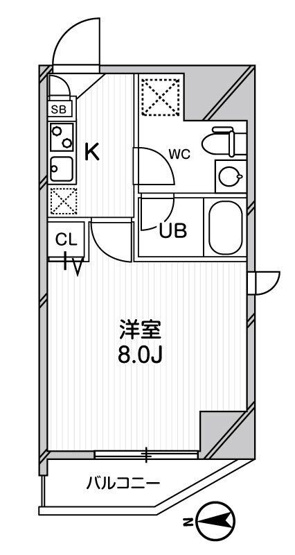 【間取り】 | ジェノヴィア蒲田スカイガーデン