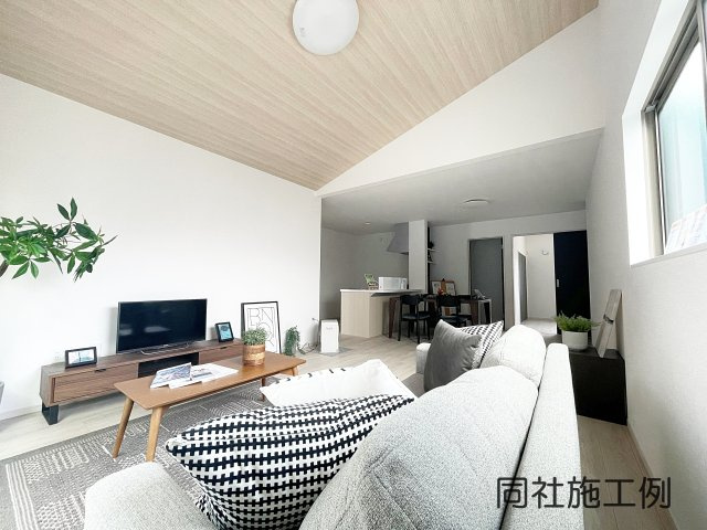 新築戸建・新築建売　二本松市油井1期　油井小・安達中の居間・リビング