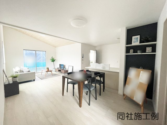 新築戸建・新築建売　二本松市油井1期　油井小・安達中の居間・リビング