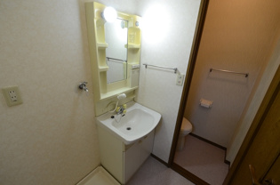 マンションハレクラニの独立洗面台