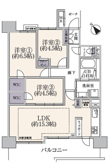 【間取り】 | デイパーク横濱天王町 | 形状等が現況と異なる場合は現況を優先します。