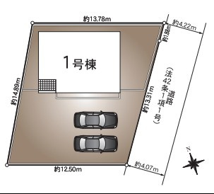 【区画図】 | クレイドルガーデン姫路市下手野第１１ | 区画図