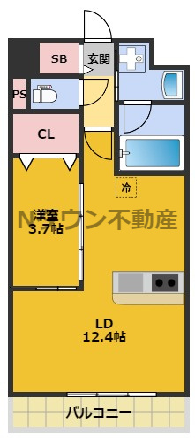 【間取り】 | ポルタニグラ千種 | 間取りです