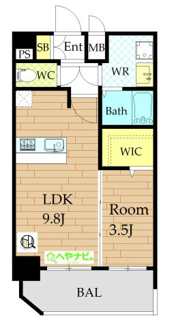 【間取り】 | CREST TAPP浅間町