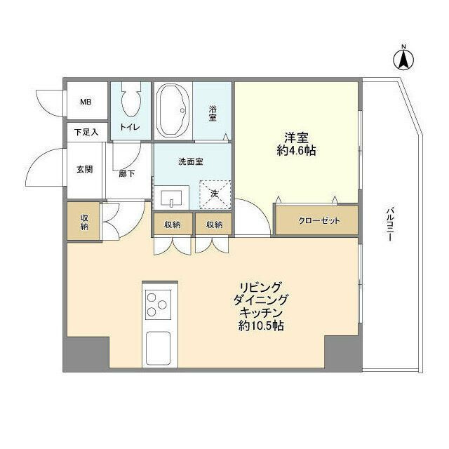 西新宿ダイヤモンドパレスの間取り