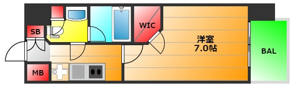 大阪市西区京町堀２丁目の賃貸マンションの間取り|現状有姿