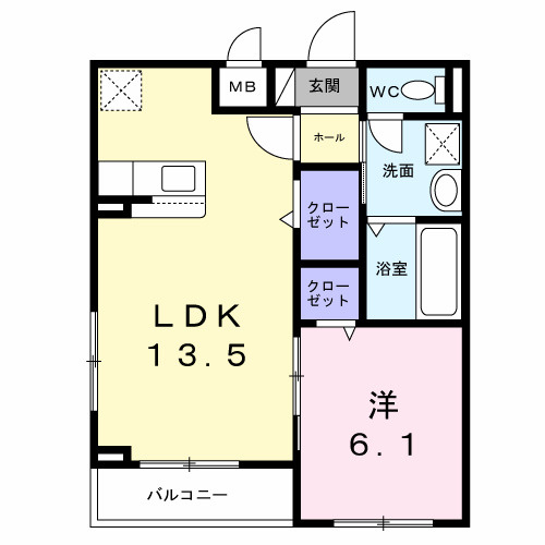【間取り】 | ソルス・おおたか | 間取図