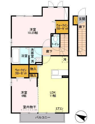 グリシーヌの間取り