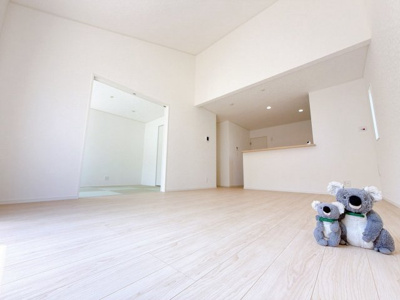 【居間・リビング】 | 前橋市稲荷新田町　平屋　新築住宅 | 同社施工例
