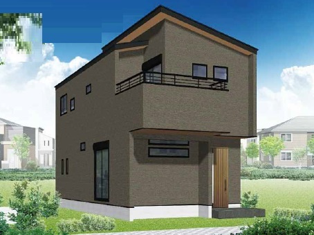 【外観パース】 | 桃山台3丁目　新築戸建　２区画