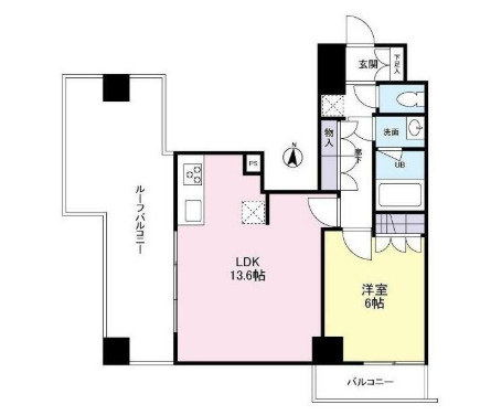 スカイタウン押上の間取り
