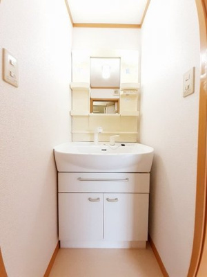【洗面所】 | テラス田園Ｂ | 洗面所です