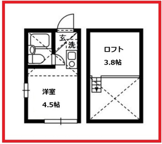 【間取り】 | クレール上野