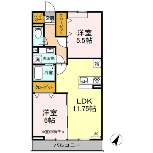 ビオレータの間取り