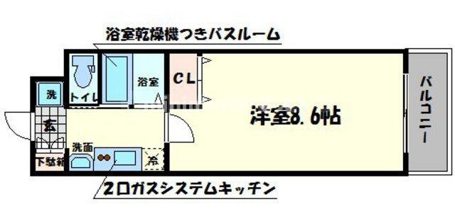 アドバンス難波ウインズの間取り