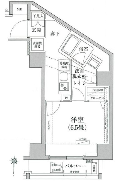 アイルカナーレ門前仲町の間取り