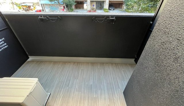 プレサンス名駅南エディフィス　名古屋市賃貸　仲介手数料無料のバルコニー