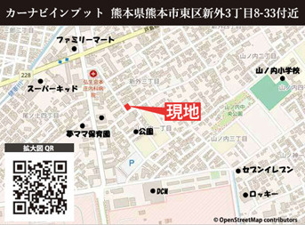 ケイアイグレイス／東区新外１期／１号棟の地図