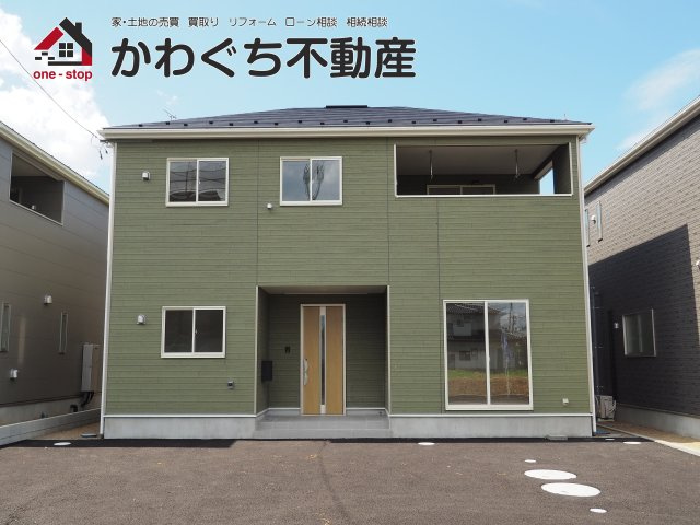 【外観】 | Cradle garden　福島市さくら第１　2号棟 | ★内覧予約でブランド米2kg★　いつでも見学OKです！
