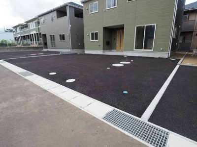 【駐車場】 | Cradle garden　福島市さくら第１　2号棟 | ★内覧予約でブランド米2kg★