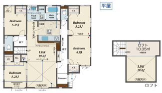 【間取り】 | 上尾市上平中央２丁目　新築分譲住宅