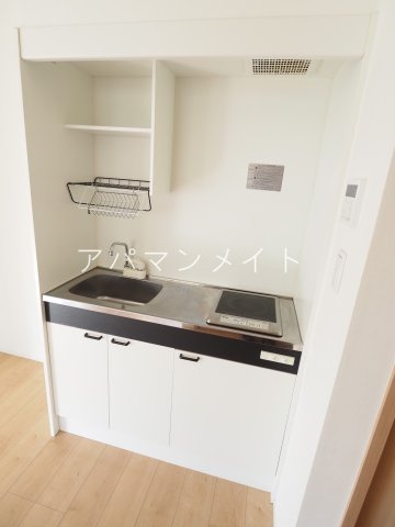 【キッチン】 | ミラクレスト戸塚 | ＩＨコンロ１口付き！