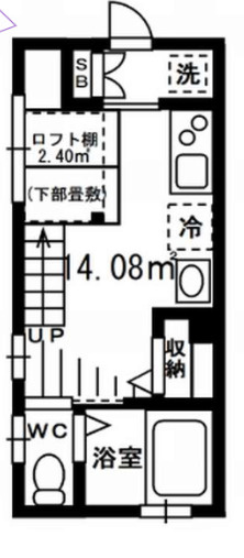 クラソ早稲田の間取り