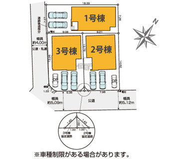 ケイアイグレイス／東区新外１期／２号棟の区画図