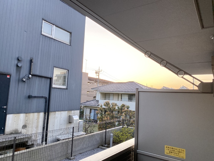 多摩市馬引沢１丁目のアパートの展望
