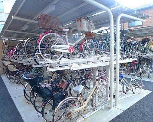 プラウドタワー亀戸のその他共用部分|駐輪場
