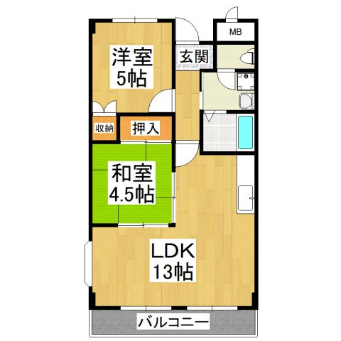 【間取り】 | リバーサイドマンション