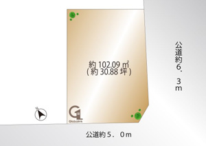 杉並区西荻北3丁目　建築条件なし土地の画像