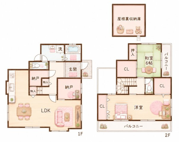 岡山東5丁目　中古一戸建ての間取り|間取り図はいかがですか？ご希望を叶える間取りですか？リビングの広さは？水回りの位置は？カウンターキッチン？など色々な情報が集約されています。弊社ではリフォームなどのご相談も承っております。